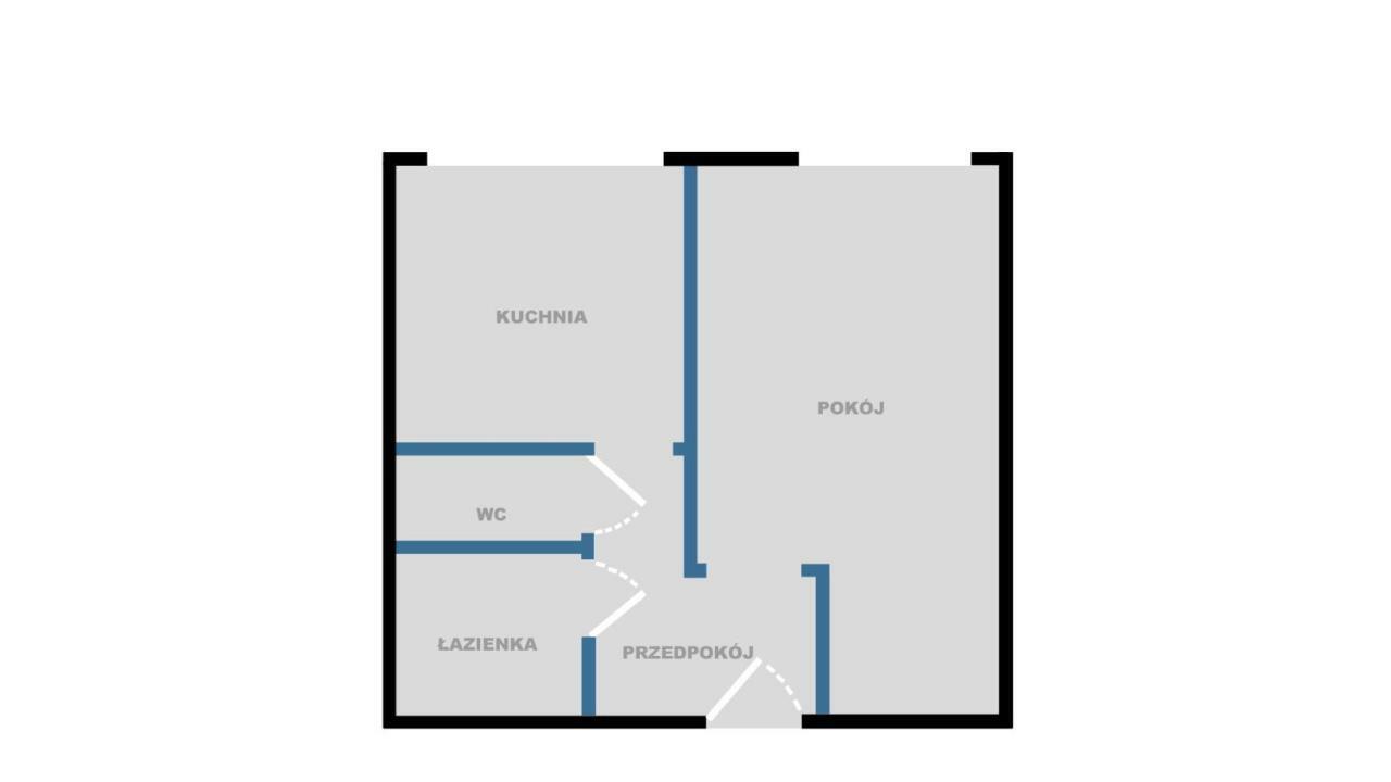 奥尔什丁Dk Apartament Panorama公寓 外观 照片